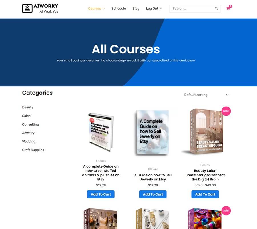 AIWorky online courses